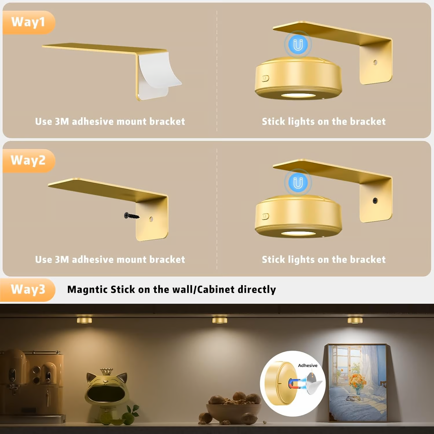 Radiant Art Wall Lights
