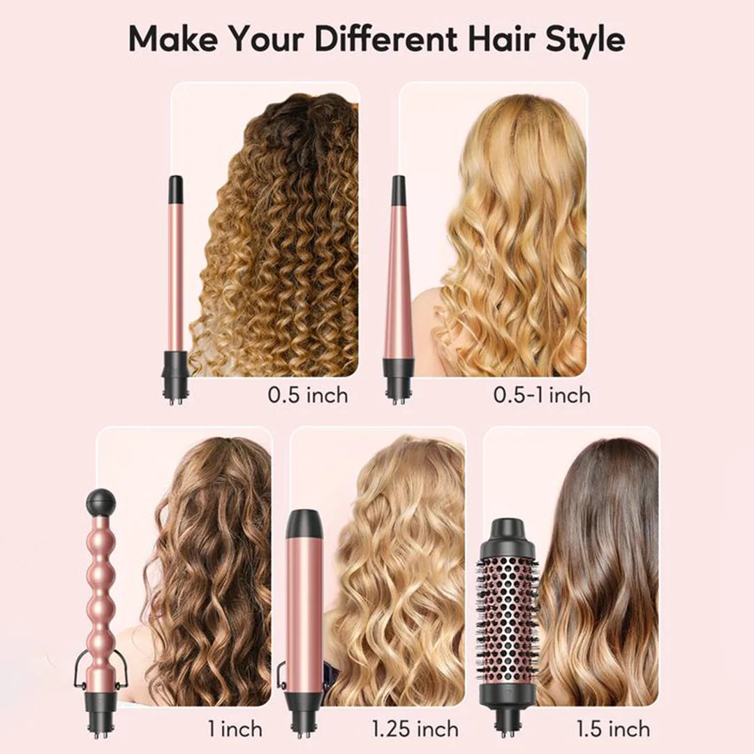 3-in-1 Pro Negative Ion PTC Heaters Thermal Brush