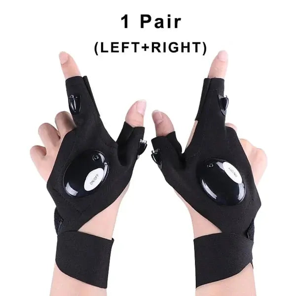 LED Flashlight Work Gloves - ExploreMore Hub