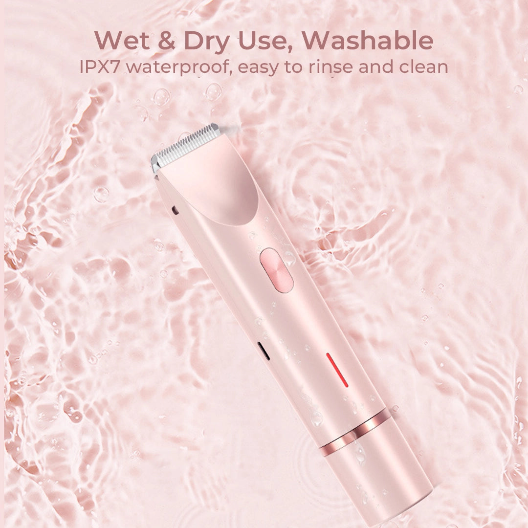 2 in 1 Painless Bikini & Facial Hair Trimmer
