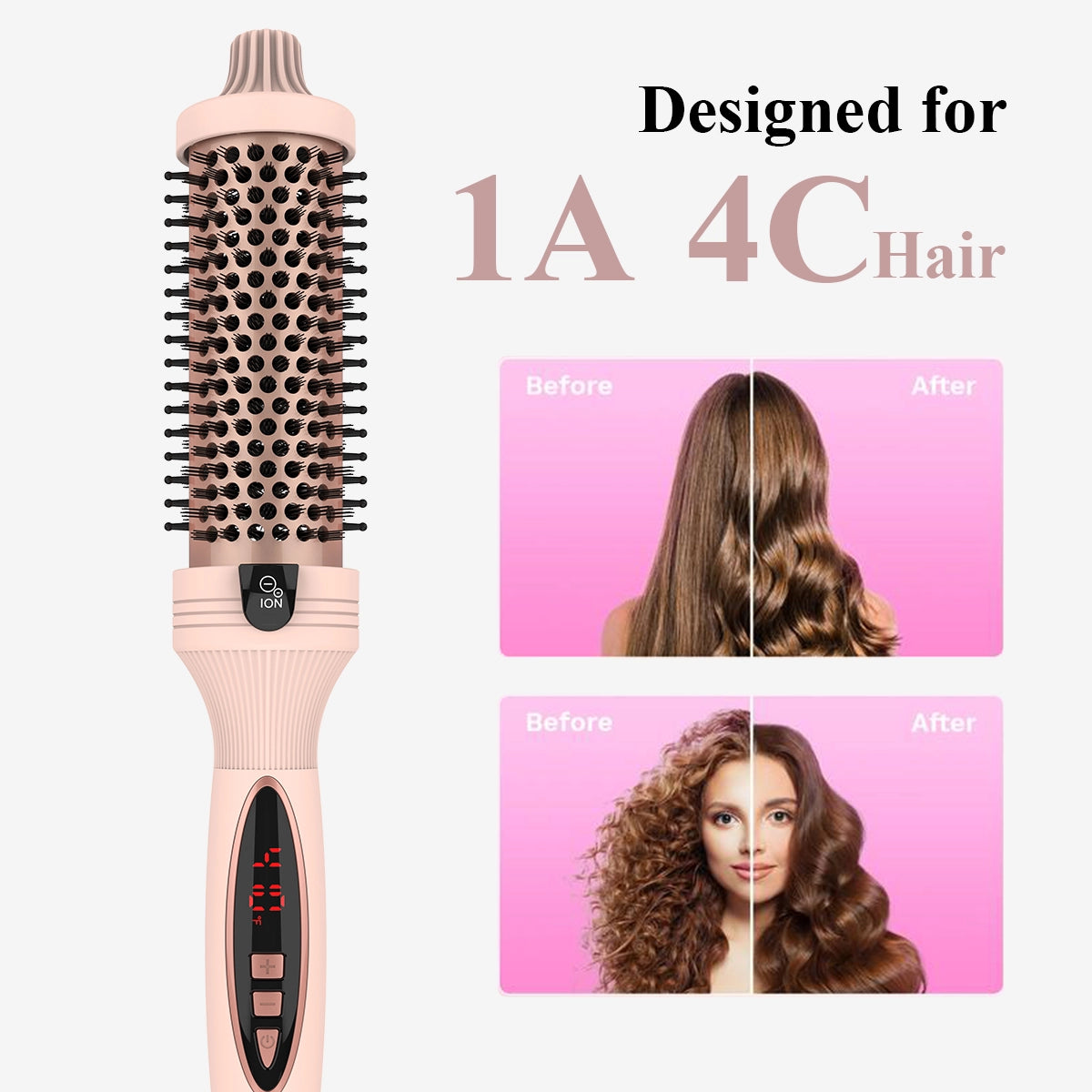 3-in-1 Pro Negative Ion PTC Heaters Thermal Brush