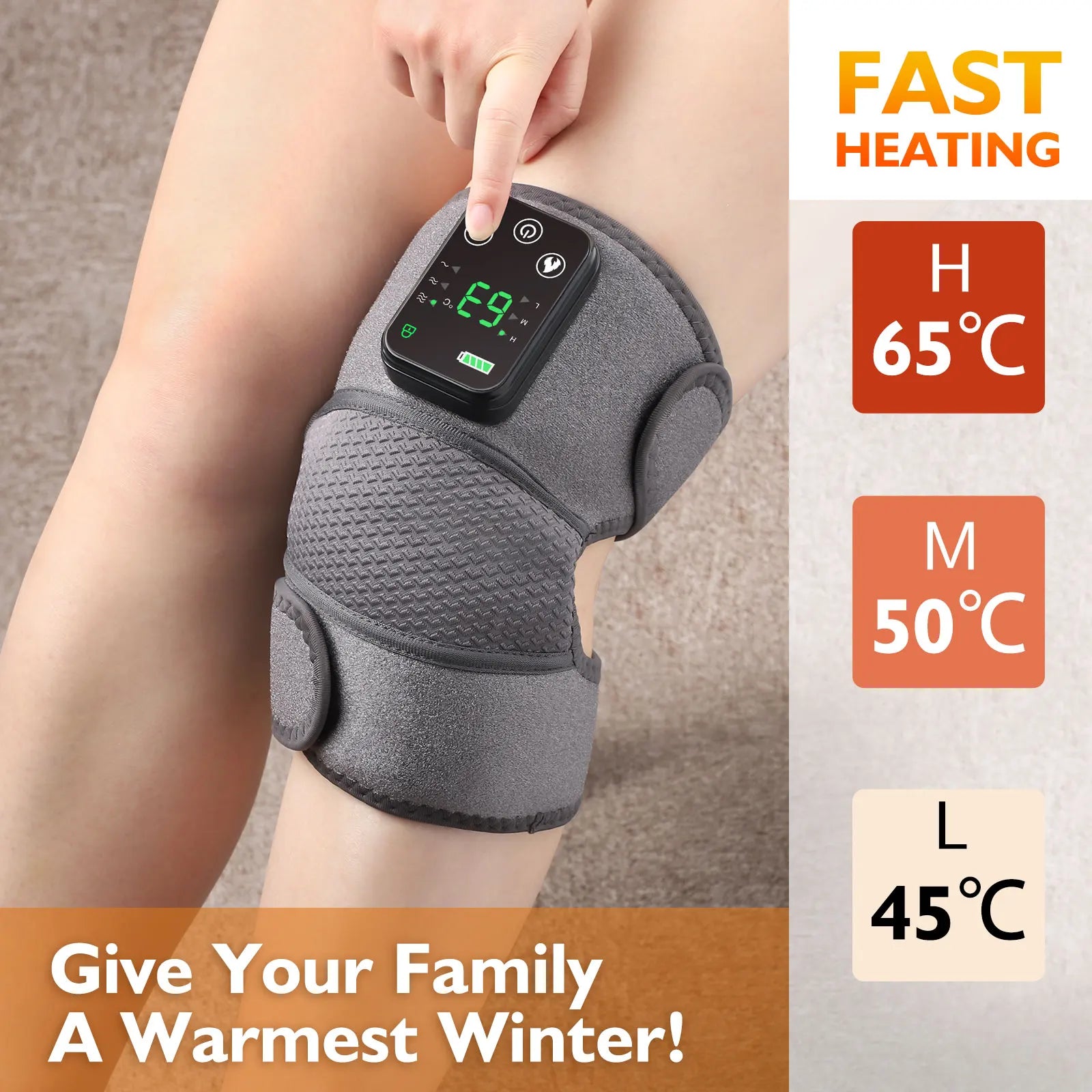 Cozy Relief Heated Knee Massager