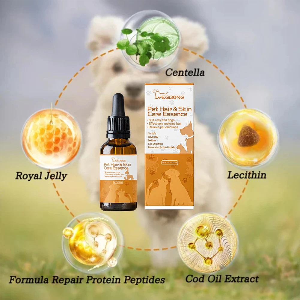 Organic Pet Hair & Skin Care Essence Oil