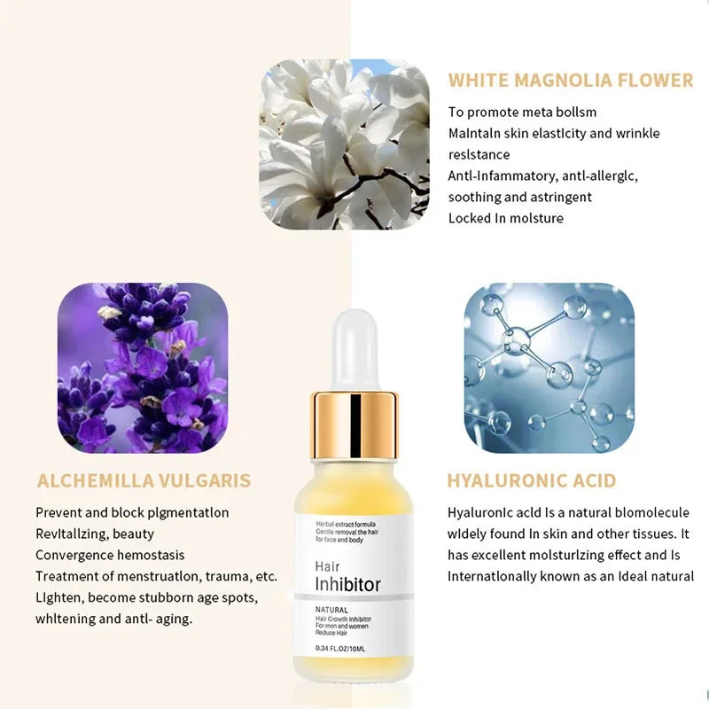 Natural Herbal Hair Inhibition Serum