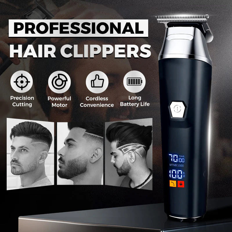ClipPro™ | LCD Display Professional Electric Hair Clipper