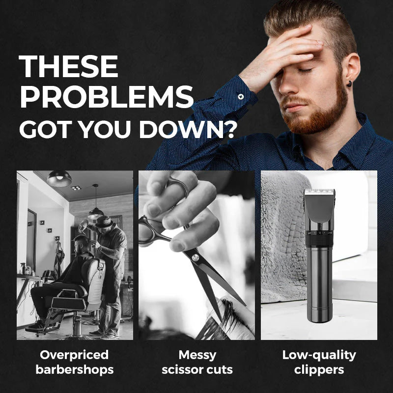 ClipPro™ | LCD Display Professional Electric Hair Clipper