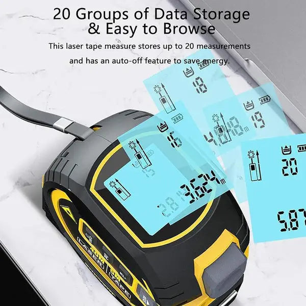 3 in 1 Laser Tape Measure - ExploreMore Hub