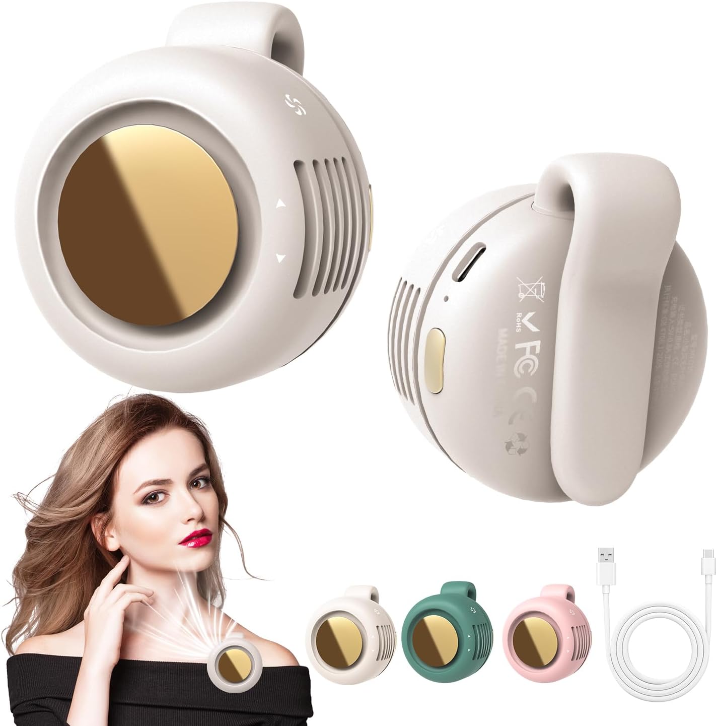 Wearable Whisper-Quiet Fan