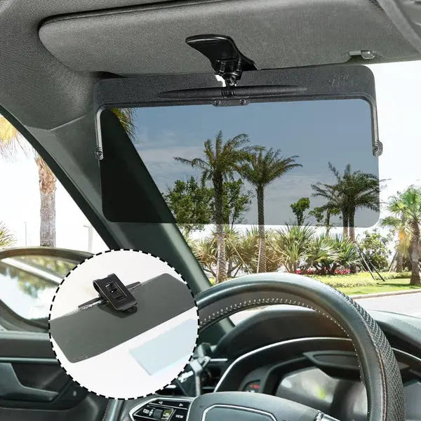 Car Sun Visor With Polarized Glare Protection - ExploreMore Hub