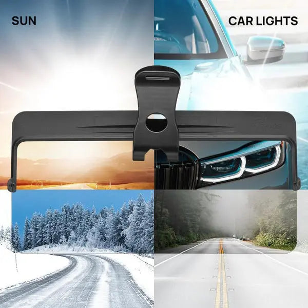 Car Sun Visor With Polarized Glare Protection - ExploreMore Hub