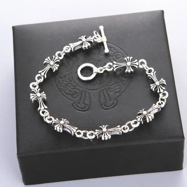 Elegance Cross Charm Bracelet - ExploreMore Hub