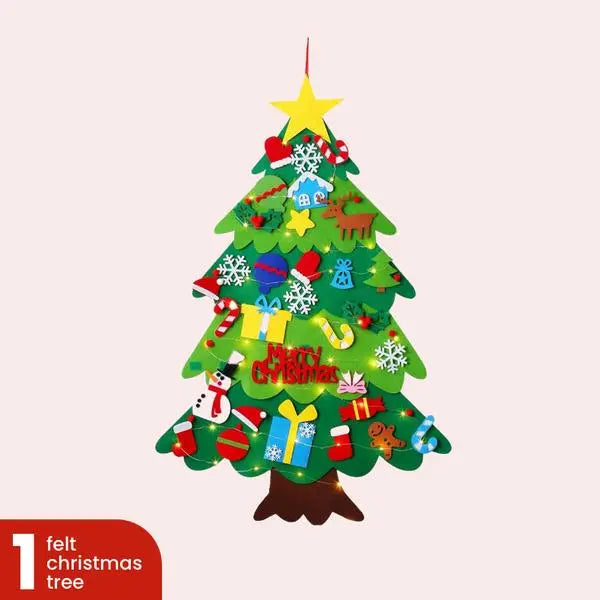 Felt christmas tree - ExploreMore Hub