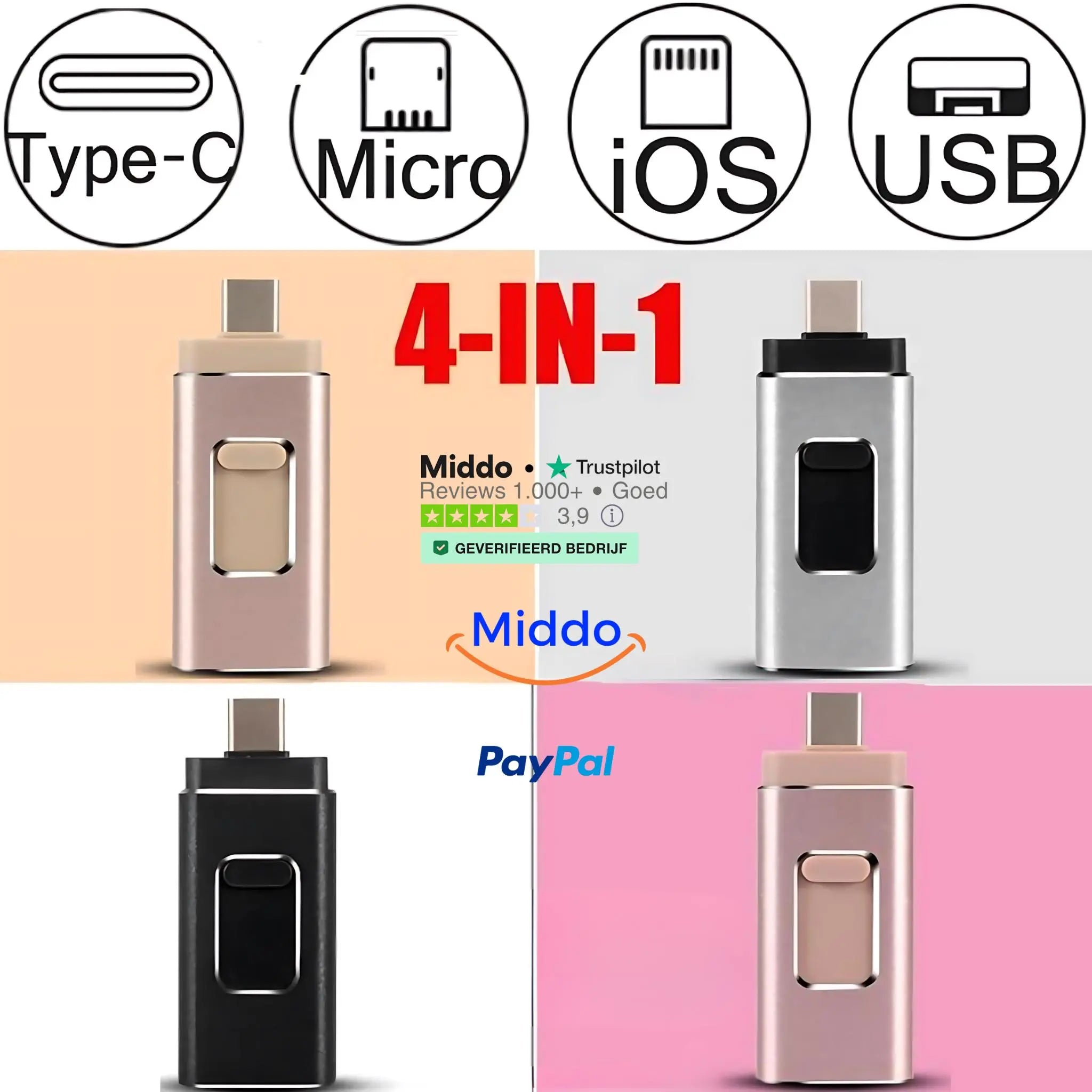 Universal 4-in-1 USB Magic Stick - ExploreMore Hub