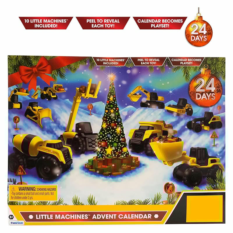 🎄24-day Advent Calendar with Truck on the way to Christmas
