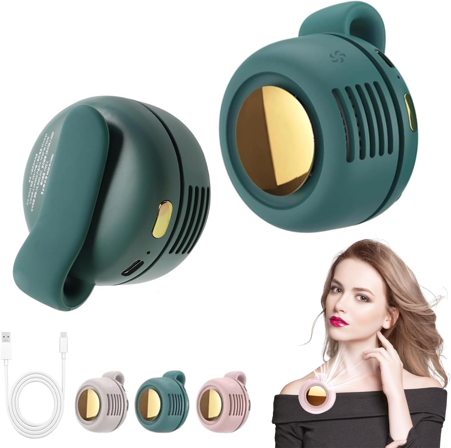 Wearable Whisper-Quiet Fan