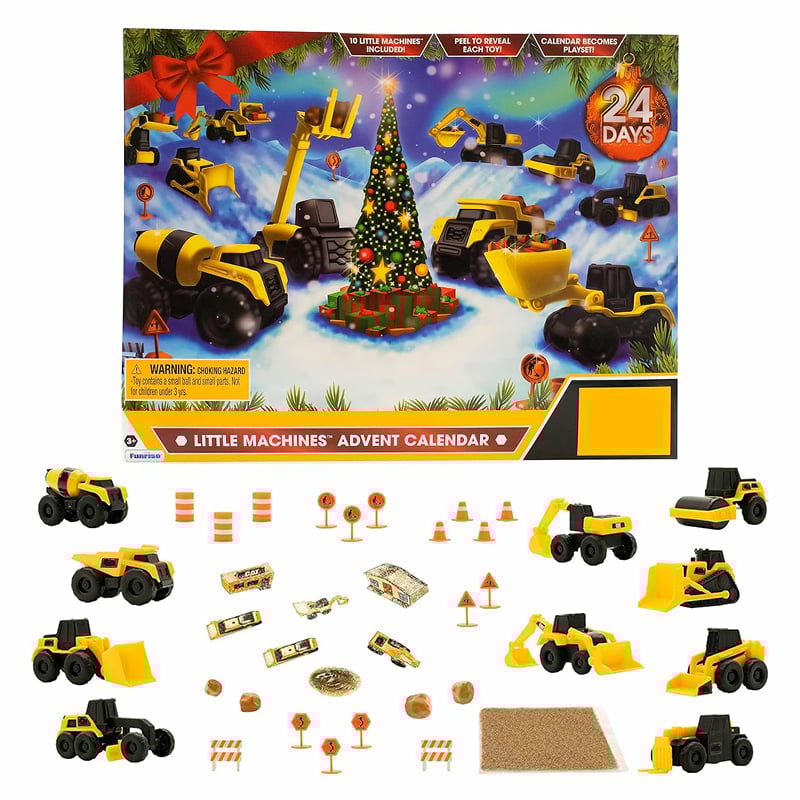 🎄24-day Advent Calendar with Truck on the way to Christmas