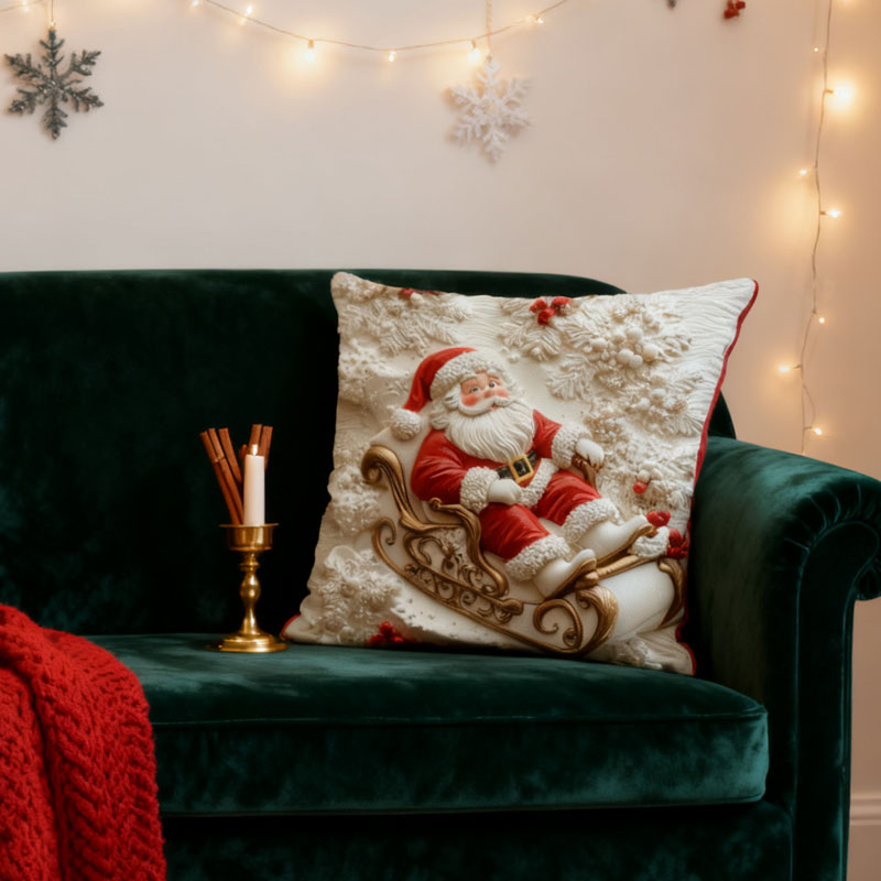 🎄Christmas 3D Printed Pillowcases✨
