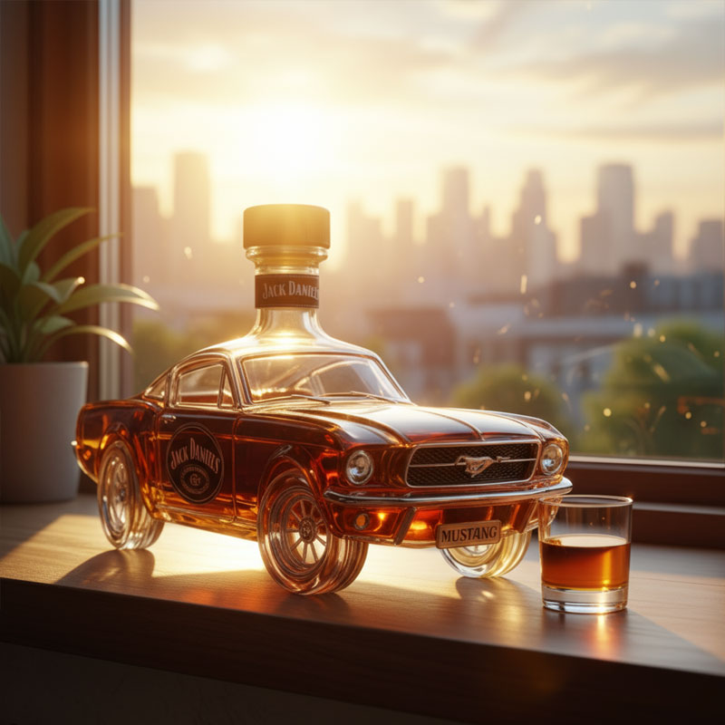 Bronco styl láhev whisky