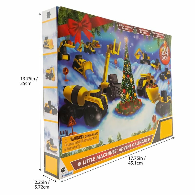 🎄24-day Advent Calendar with Truck on the way to Christmas
