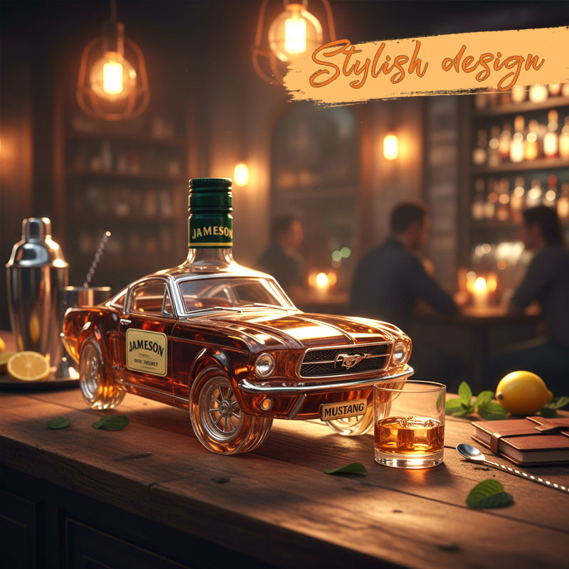 Bronco styl láhev whisky