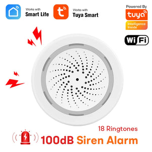 Smart WiFi Alarm with Strobe Light