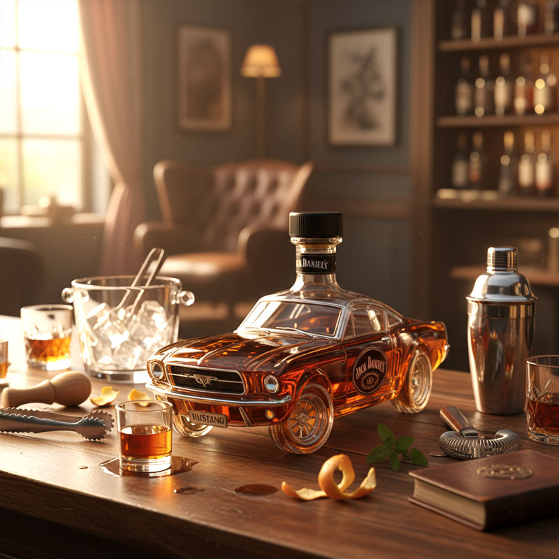 Bronco styl láhev whisky