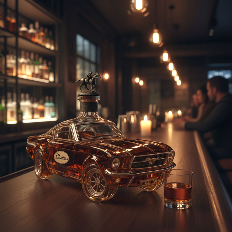 Bronco styl láhev whisky