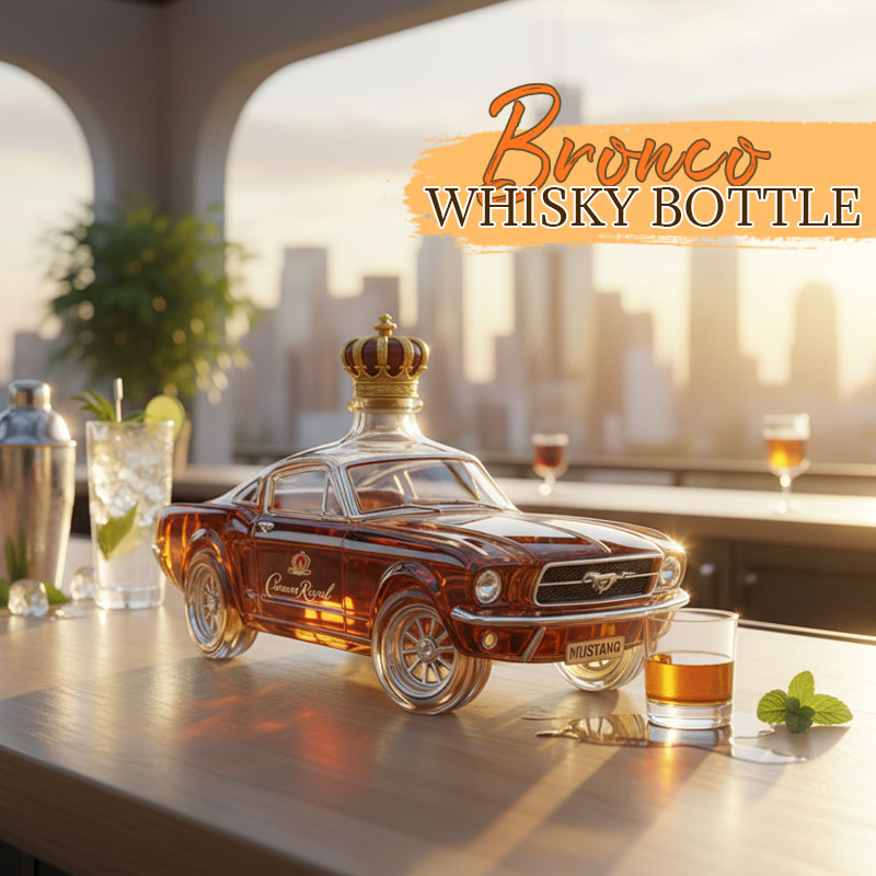 Bronco styl láhev whisky
