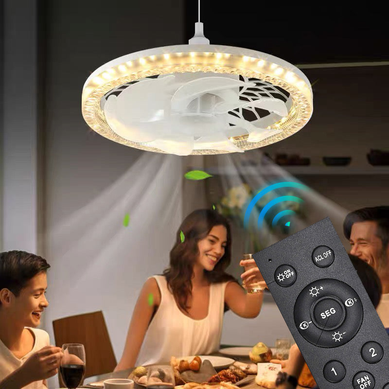 Silent Breeze Ceiling Fan Light With Remote Control (4-Speed Base)